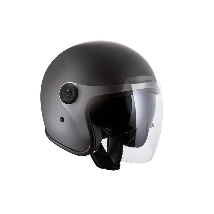 Tucano Urbano El'Jet 1301 Open Face Helmet - Matt Dark Grey