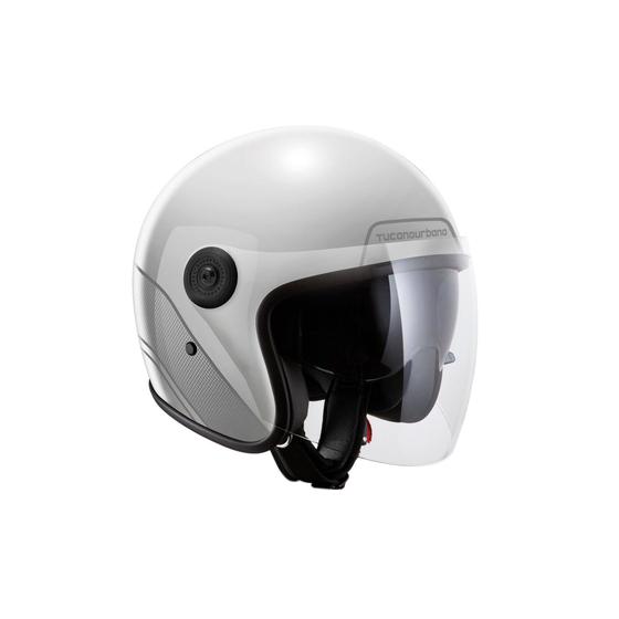 Tucano Urbano El'Jet 1301 Open Face Helmet - Glossy Ice white