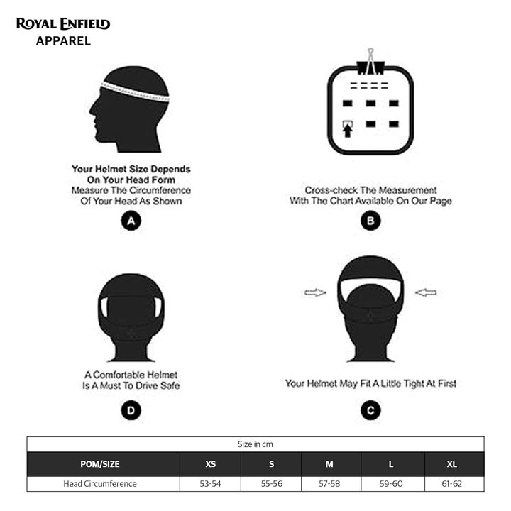 Royal Enfield Old Boy Full Face Helmet