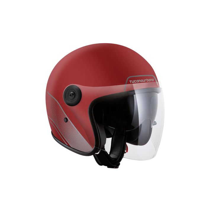Tucano Urbano El'Jet 1301 Open Face Helmet - Red